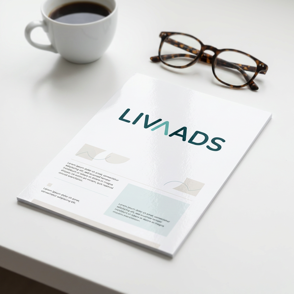 Flyer A5 mit LIVAADS Branding