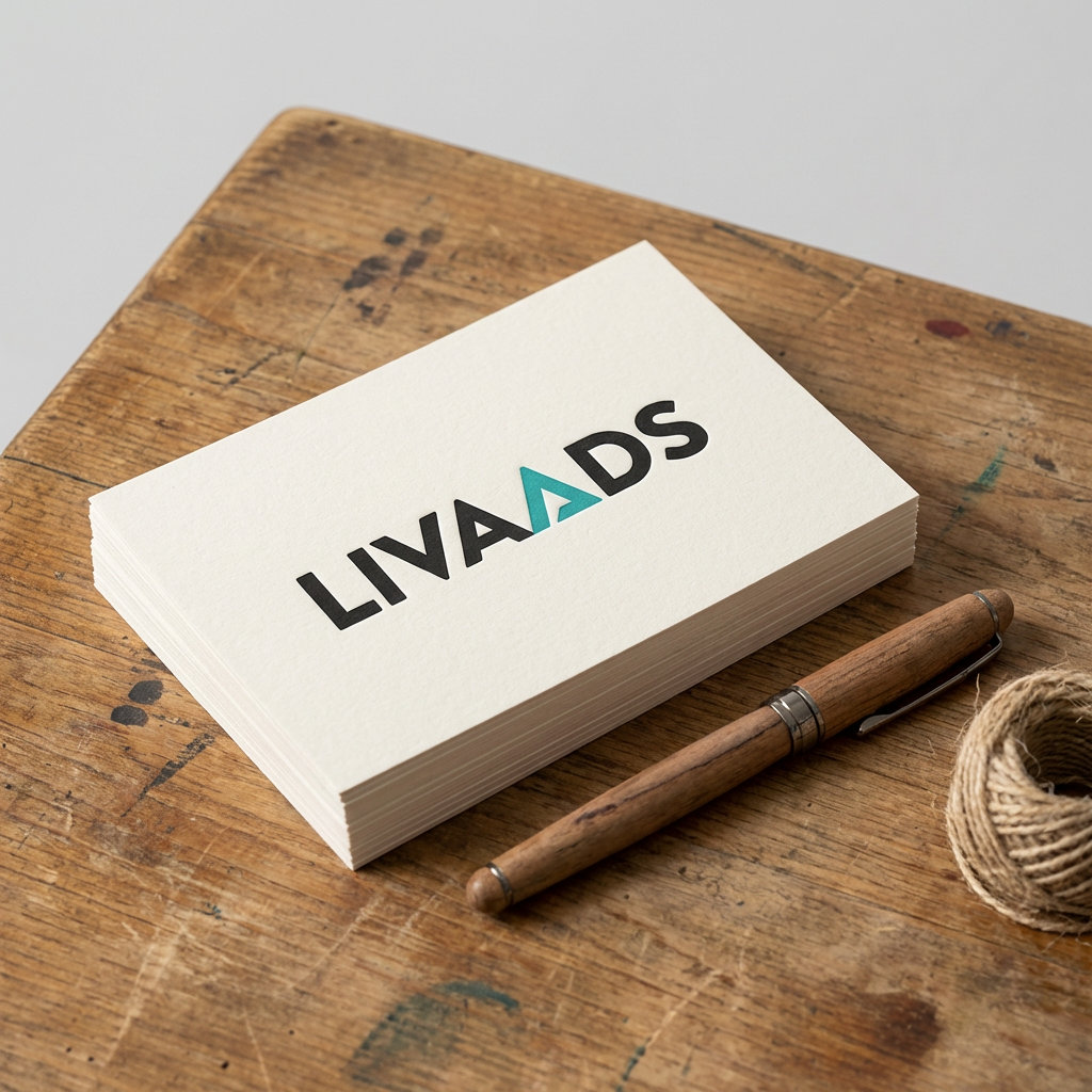 Postkarten mit LIVAADS Branding