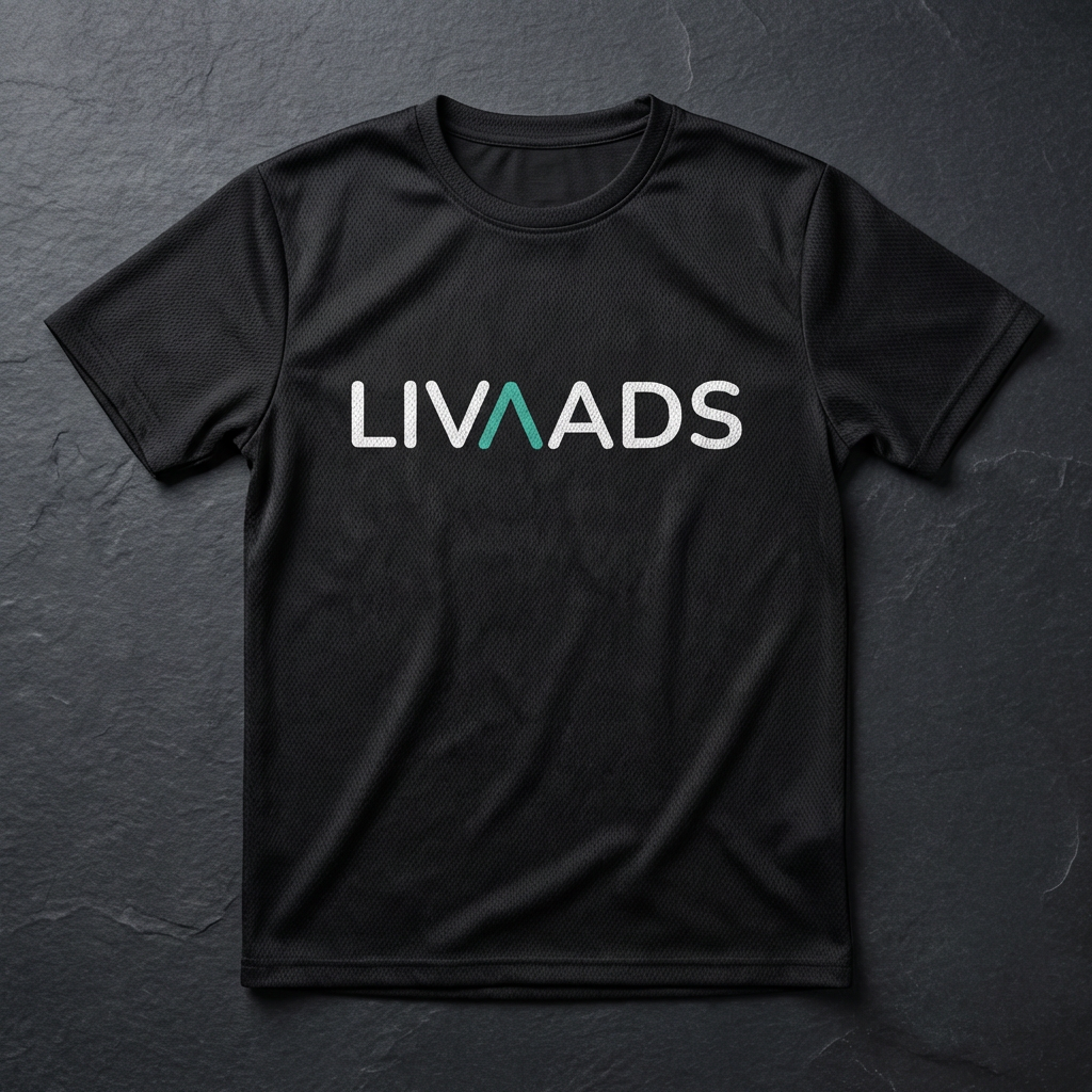 Sport-Shirt mit LIVAADS Branding